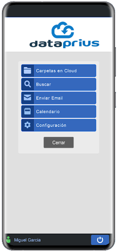 Android application Dataprius Mobi screenshort