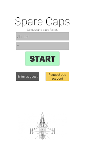 Android application Spare Caps screenshort