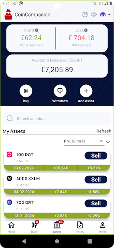 CoinCompanion Screen 2