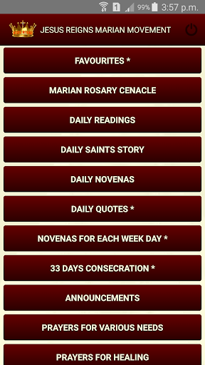 Android application Jesus Reigns Marian (Old) screenshort