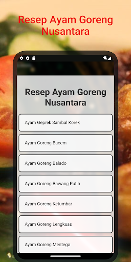 Resep Ayam Goreng Nusantara Screen 3