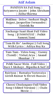 Atif Aslam All Video Songs