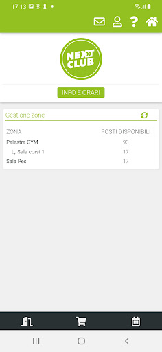 Next Club Fitness Screen 3