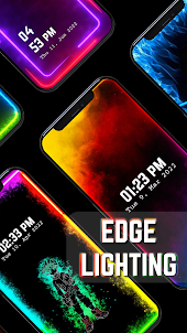 Edge Lighting Wallpaper
