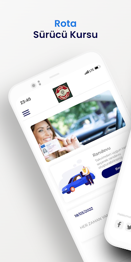 Android application Rota Sürücü Kursu screenshort