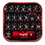 Cool Red Black Keyboard icon