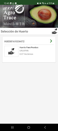 AgroTrace Huertos Screen 3