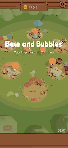 Android application Bear and Bubbles screenshort