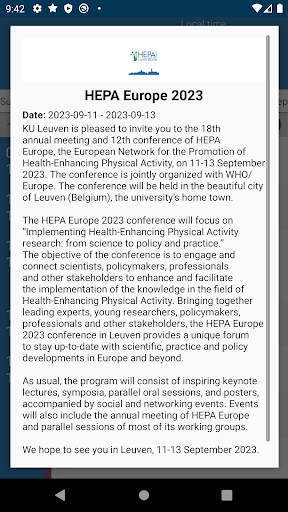 12th conference of HEPA Europe Screen 3