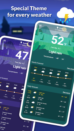 Live weather: Forecast, widget Screen 2