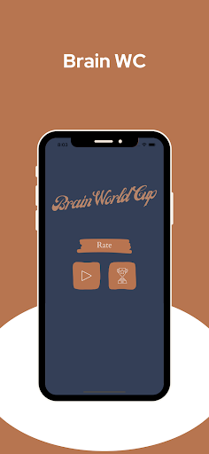 Android application Brain World Cup screenshort