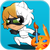 Chat Noir Coloring Book icon