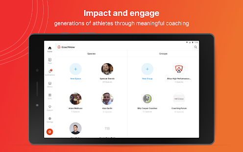 CoachNow: Coaching Platform Screenshot