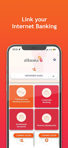 Albaraka SA Banking App Screen 2