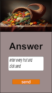 answer fruit - names