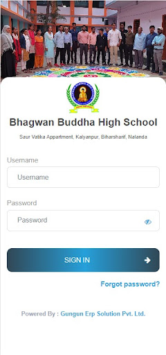 Android application Bhagwan Buddha High School screenshort