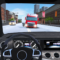 Car racing driving simulator 2021 highway traffic Icon
