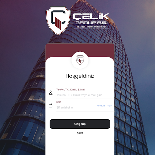 Android application Çelik Group A.Ş screenshort