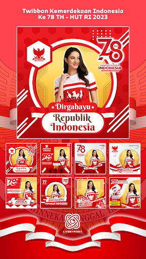 Twibbon HUT RI 78 2023