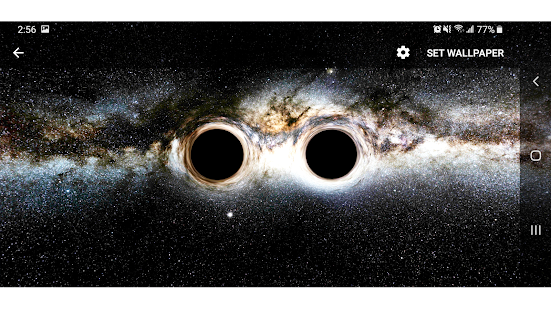 Black Hole 3D Live Wallpaper Screenshot
