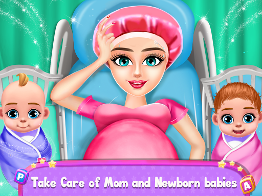 Pregnant Mom & Twin Baby Game  screenshots 1