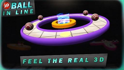 3D BALL IN LINE Screen 2