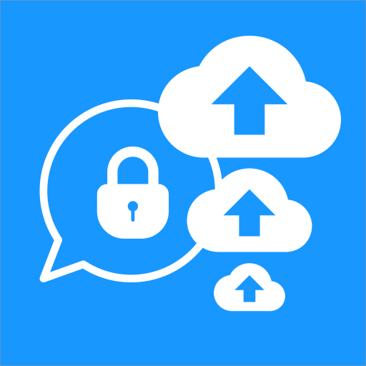 Backup messages of Whatsapp logo