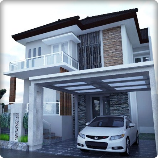 modern front elevation design logo