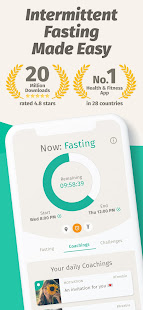 BodyFast Intermittent Fasting Tracker - Diet Coach 3.7.12 Screenshots 1