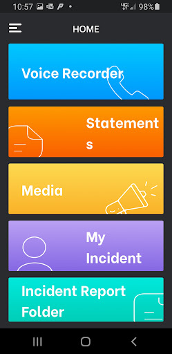 My Incident Report™ Screen 2