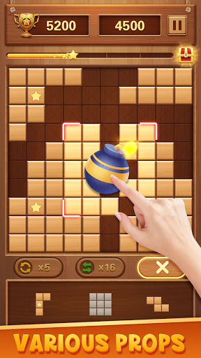 Wood Block Puzzle - Free Classic Brain Puzzle Game  screenshots 3