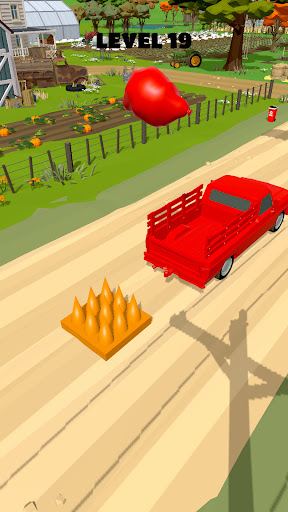 Garbage truck - ragdoll fall