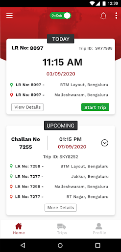 Android application Phantom Express - Driver Partn screenshort