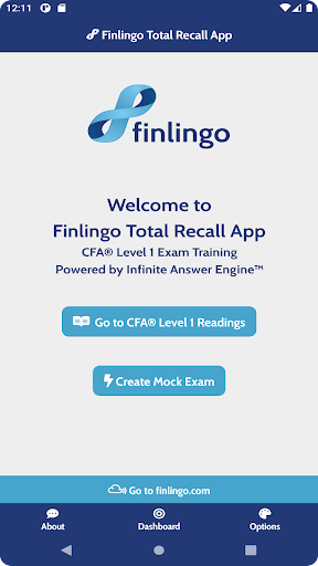 Android application Finlingo Total Recall screenshort