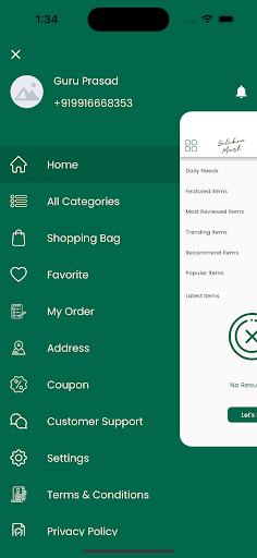Android application Silikon Mart screenshort