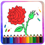 Cover Image of Herunterladen Flower Coloring & Drawing Book - Expert Drawing 16.0 APK
