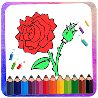 Flower Coloring  Drawing Book - Expert Drawing