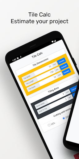 Android application Tile Calc screenshort