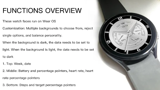 Multicolor quartz For Wear OS