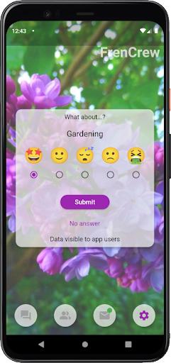 FrenCrew: make Friends, Chat Screen 3