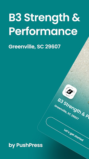Android application B3 Strength and Performance screenshort