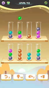 BallPuz 3D：ボール並べ替えのパズルゲーム