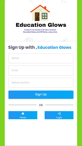 Android application Education Glows screenshort