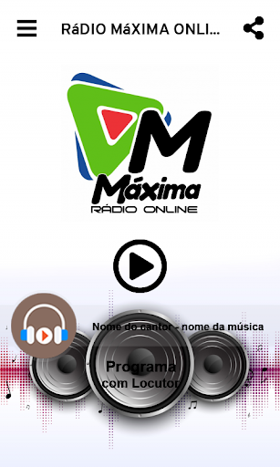 Rádio Máxima Online Screen 2
