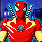 Ultimate Hero Spider Battle Verse Fight Iron Robot 2.0