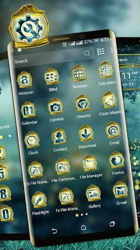 Fireflies Light Lamp Theme screenshot 6