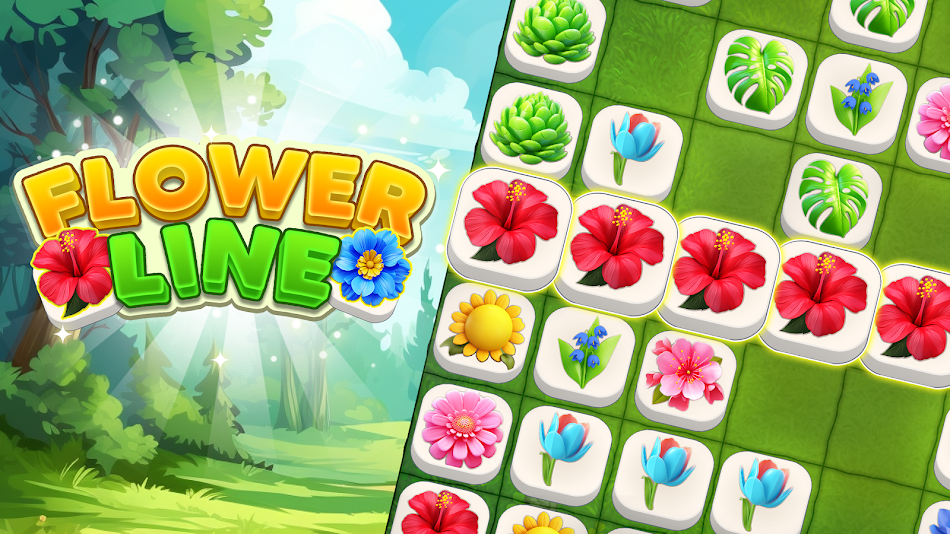 #9. Flower Line (Android) Bởi: IO GAMES WORLD