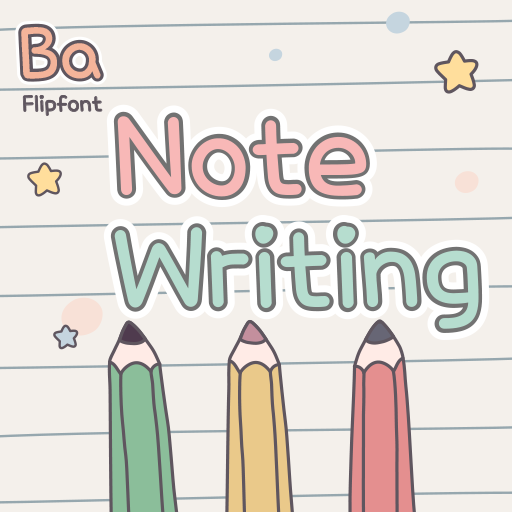 BaNoteWriting™ Latin Flipfont logo