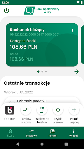Android application BS Iłża mobileNet screenshort