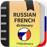 Russian-french and French-russian dictionary icon